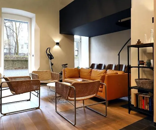 American Loft In The Heart Of アパート プラハ
